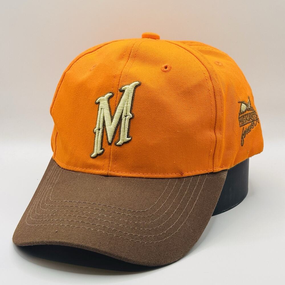 Minnesota Wild Hat Cap Strap Back Pheasants Forever Blaze Orange NHL Hunting